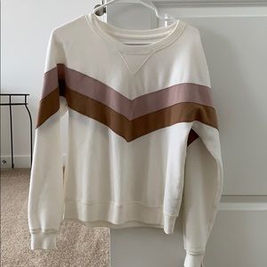 Abercrombie Chevron Sweatshirt XS NEW